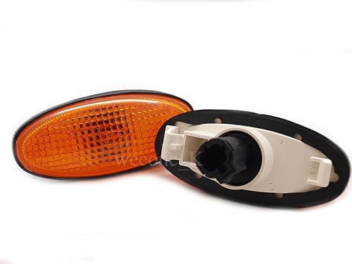 Vista 2 de K1AutoParts 1 par de indicadores de marcador lateral de luz de señal de giro para Nissan D22 Frontier UTE Pickup 1996-2004