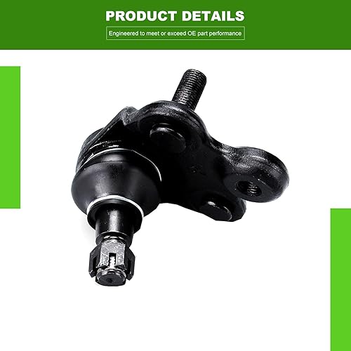 Miniatura 8 de SCITOO Kit de suspensión de 12 piezas, 2 brazos de control inferior, 2 juntas de bola inferiores, 2 barras estabilizadoras delanteras y 2 barras