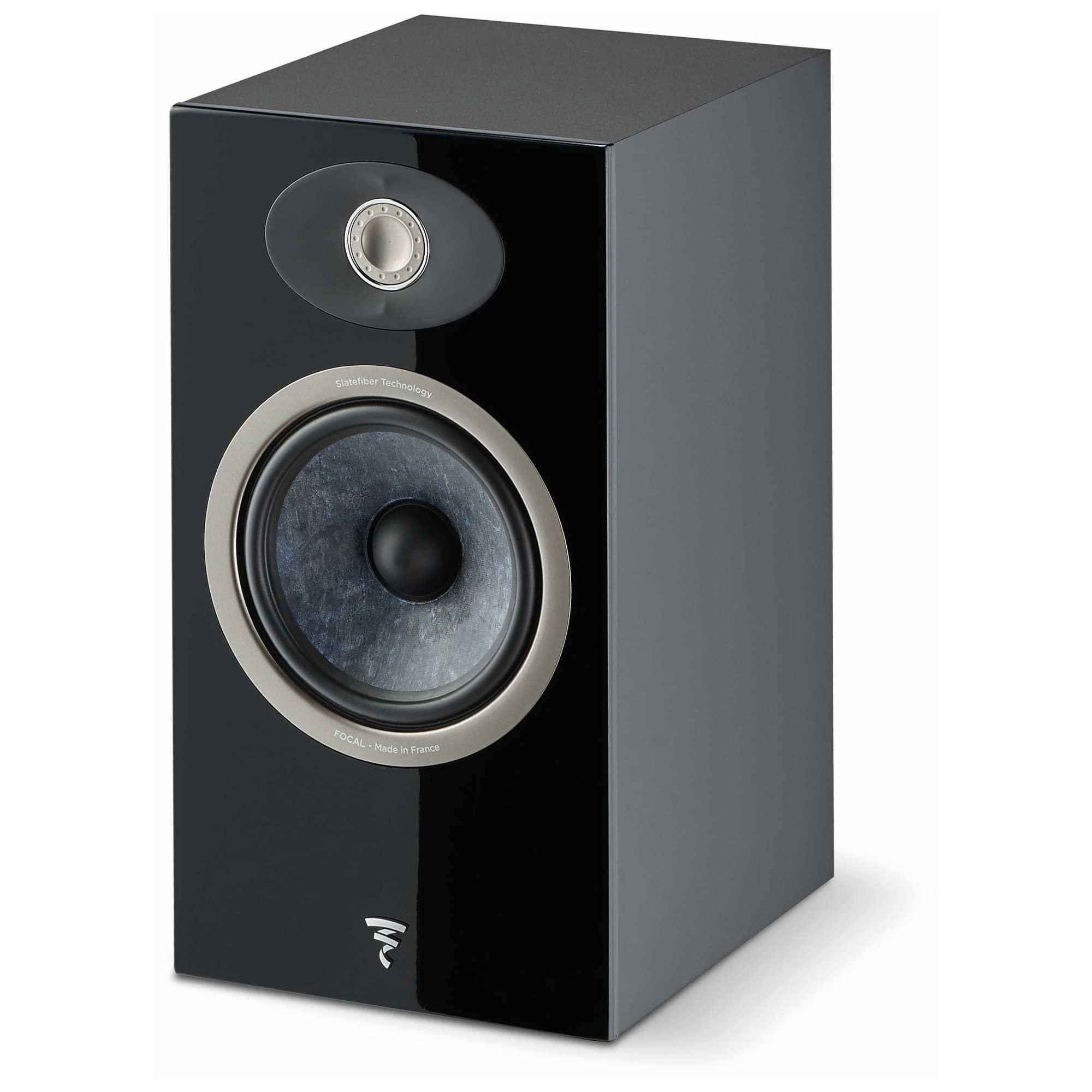Focal Theva No.1 - Altavoces para estantería (2 vías), Color Negro