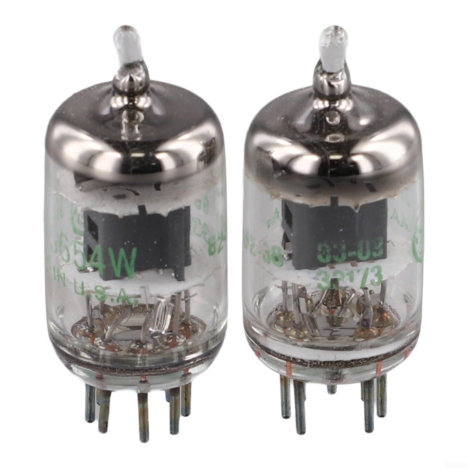 Vakuumröhren-Audio-Ventile mit 2 Stück für GE 5654W GE5654 Vakuumröhren-Tester Audio-Systeme