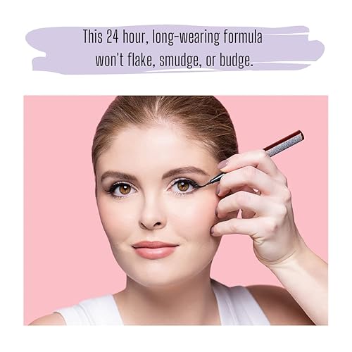 Miniatura 4 de StansOut Beauty - Delineador de ojos líquido paquete de 2  Resistente al agua durante todo el día con punta de fieltro precisa