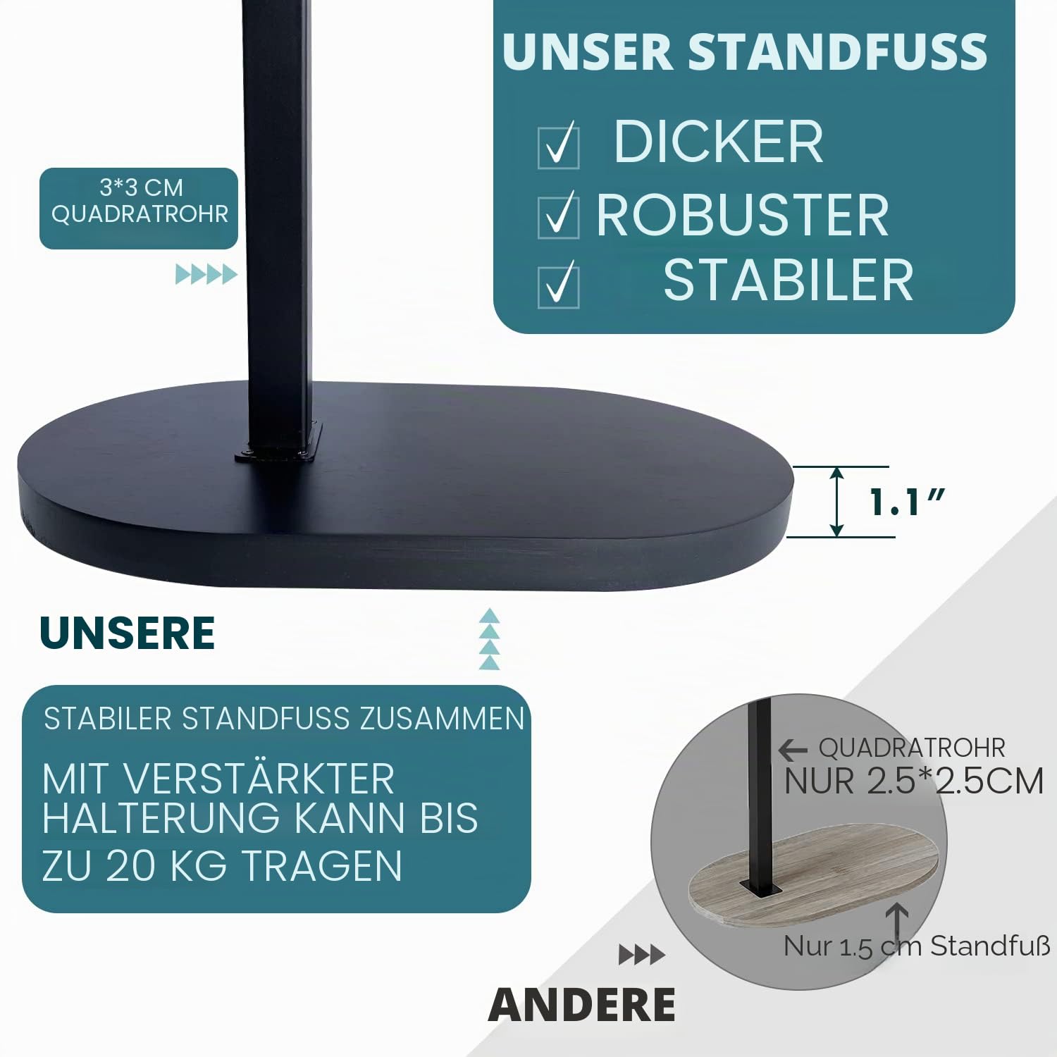Bambus-Badewannen-Tablett mit Stabiler Basis und Dicker Metallhalterung, verstellbare Höhe, perfektes Badezimmer-Wannenzubehör, Nachttisch, Sofa-Beistelltisch, Geschenk für Frauen, Männer