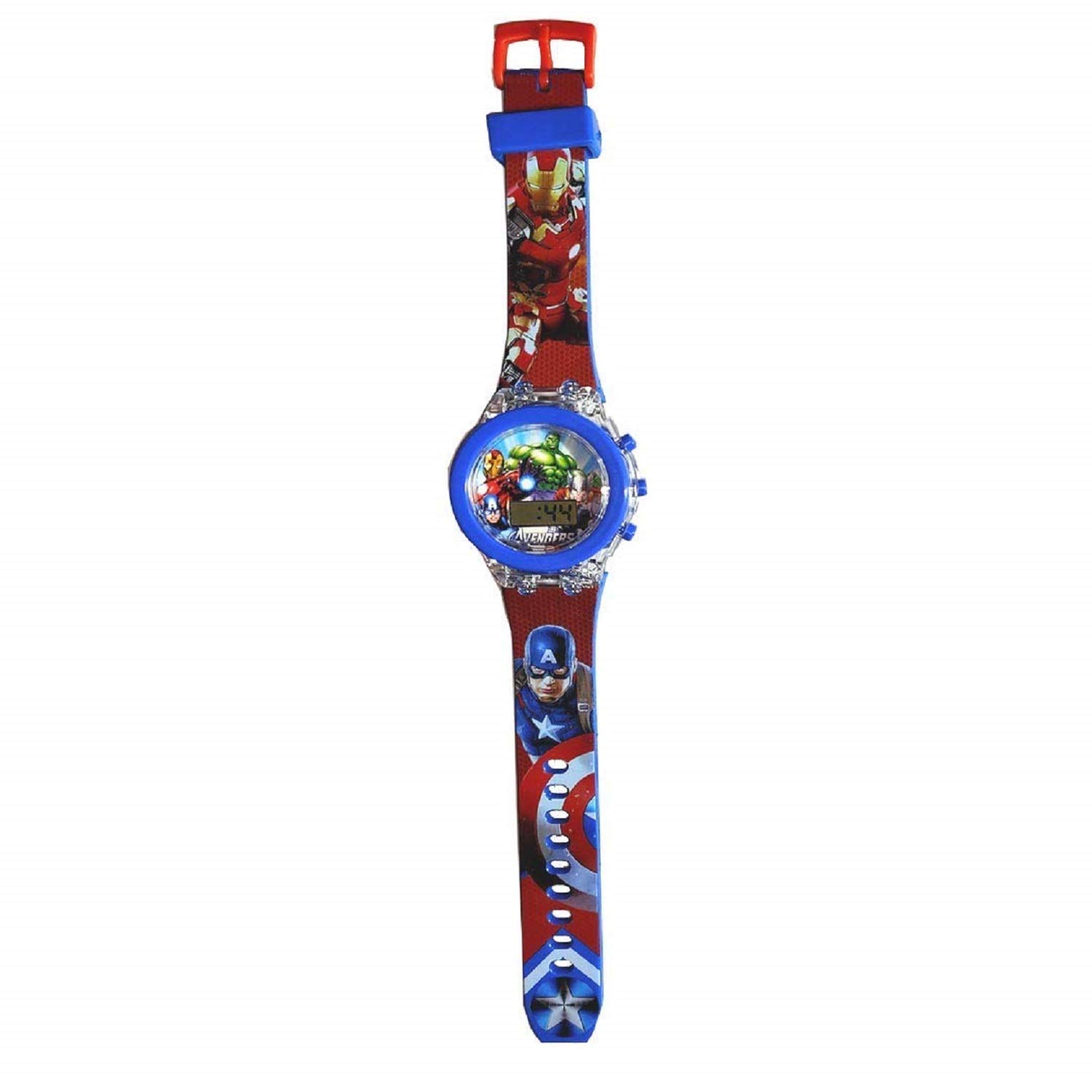 Trade Globe Digital 7 Color Disco Glowing Light Watch Round Shape Red Watch for 2-8 Years Old Kids (B08YKC4VW5) Amazon Price History, Amazon Price Tracker