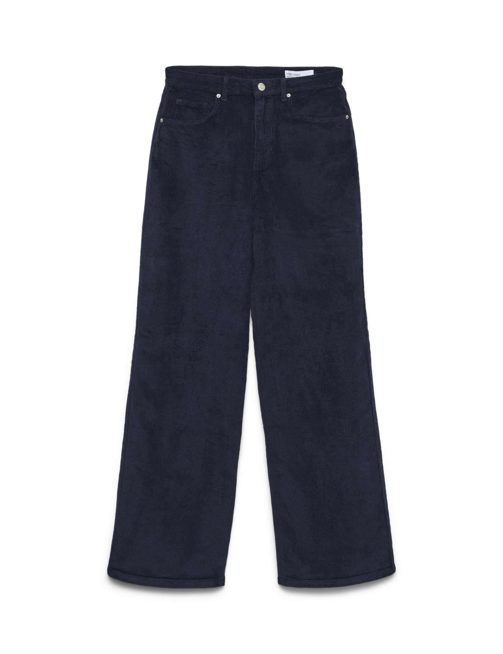 VERO MODA Female Hose mit weitem Beinschnitt VMTESSA Hohe Taille Weit geschnitten CordJeans