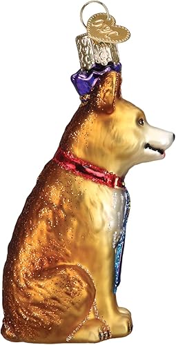 Miniatura 3 de Old World Christmas World's Best Dog - Adorno soplado de cristal para árbol de Navidad