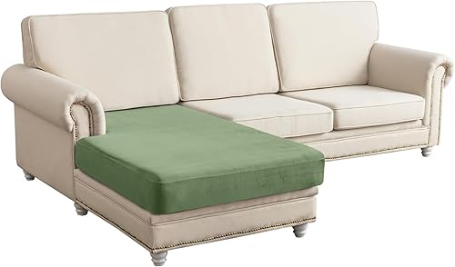 Miniatura 135 de Funda para sofá, funda de cojín de terciopelo elástico de 2 piezas, funda elástica lavable para asiento o respaldo, fundas de asiento de sofá para