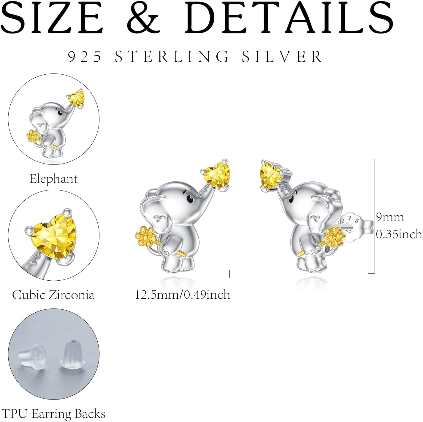 925 Sterling Silver Animal Earrings Otter/Dinosaur/Leopard/Alligator/Axolotl/Skunk/Turtle/Octopus/Lion Opal Earrings Christmas Anniversary Birthday Jewelry Gifts for Mother Wife Sister Friend Daughter - Image 2