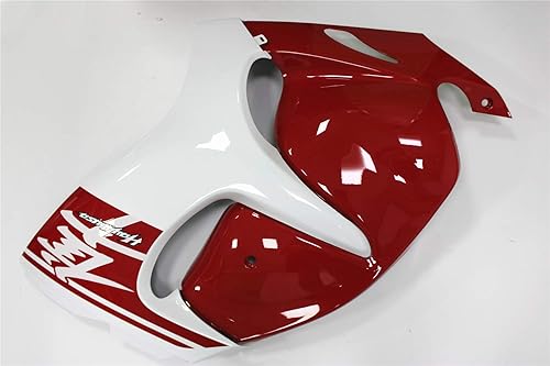 Miniatura 7 de Carenado completo blanco rojo para Suzuki 2008-2019 GSXR 1300 Hayabusa Gen2 inyección ABS plástico Carrocería kit de carrocería del mercado de