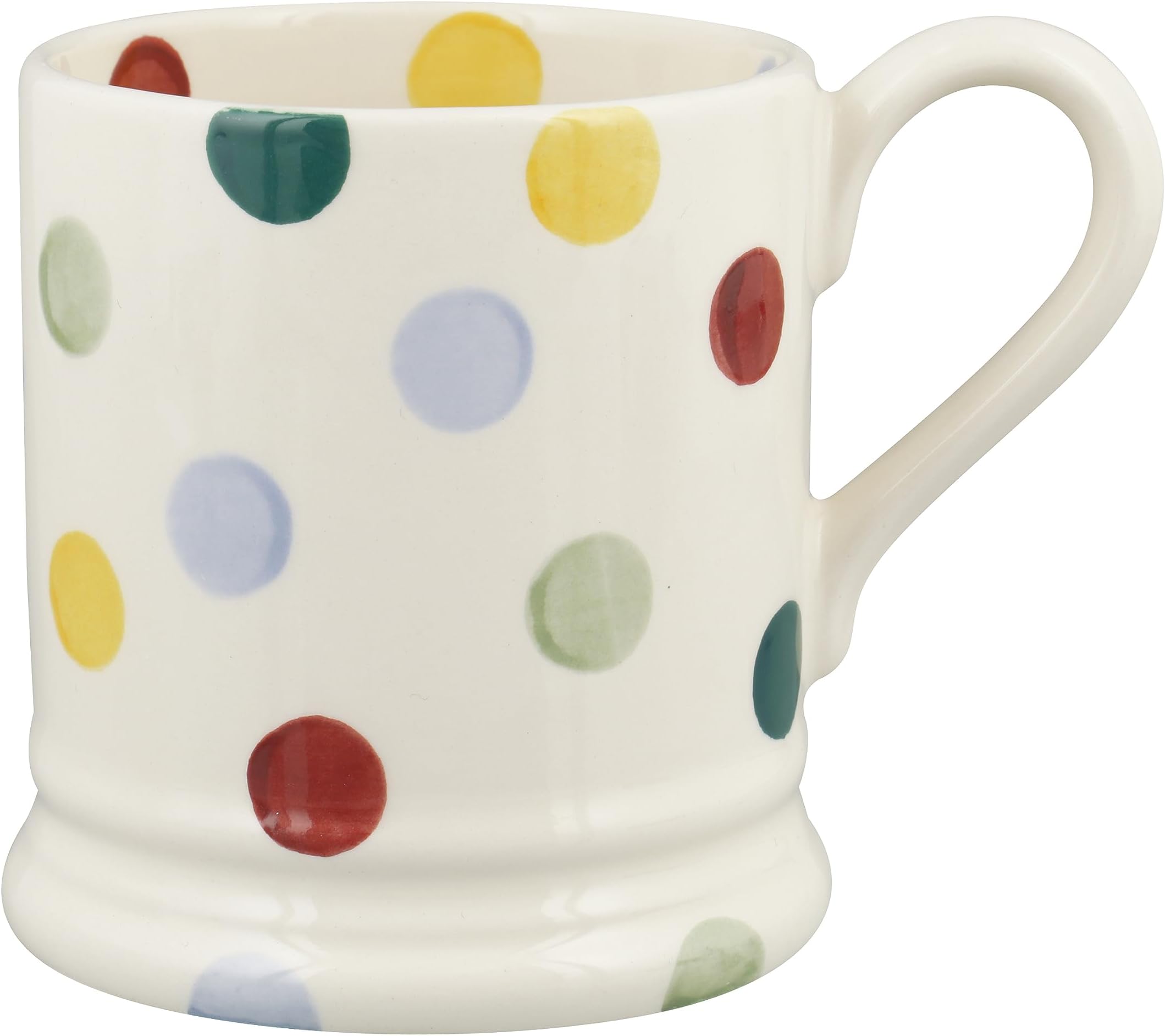 Emma Bridgewater Large Mug 1/2 Pint, Ceramic Coffee Mug Large - Stoneware Mug, Cappuccino, Latte, Coffee, Tea Cup - Beautiful Mugs, Birthday Gift - Coffee Mug Polka Dots