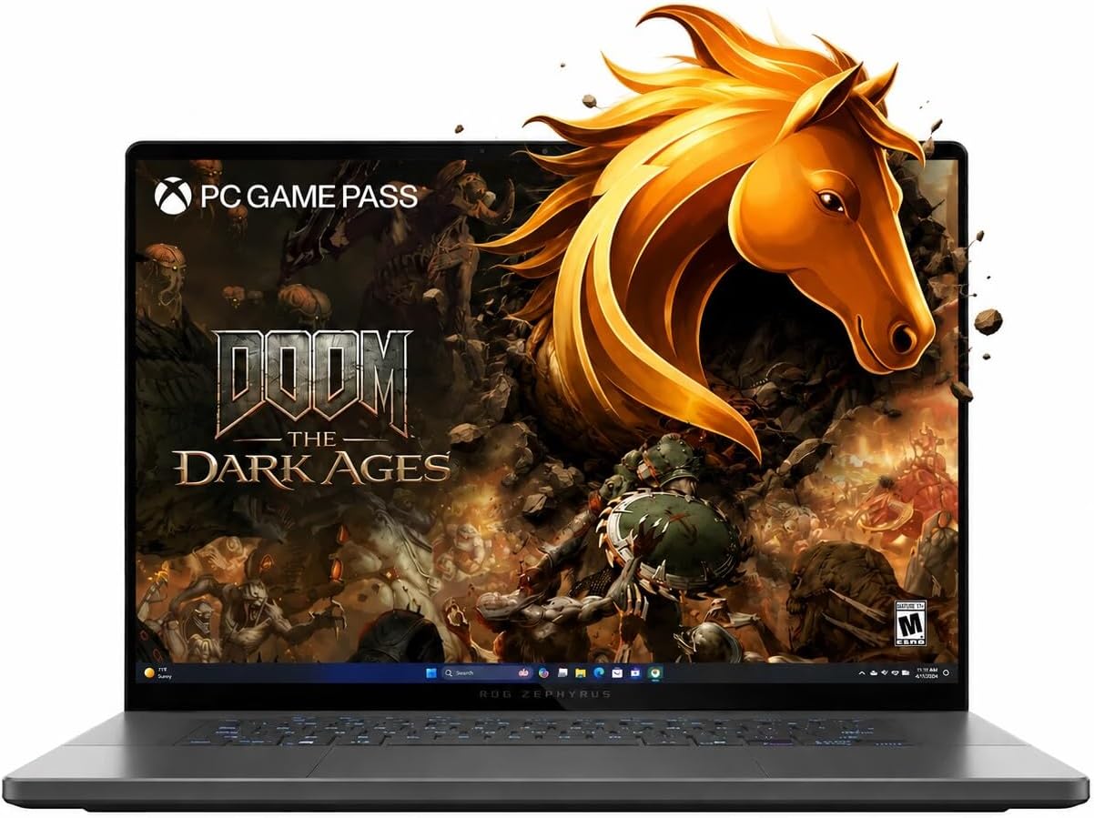 ASUS - ROG Zephyrus G16 Slim Gaming Laptop 16" 2.5K OLED 240Hz - Intel Core Ultra 9 285H - 16GB RAM - NVIDIA RTX 5070-1TB SSD - Win11 Pro - Eclipse Gray
