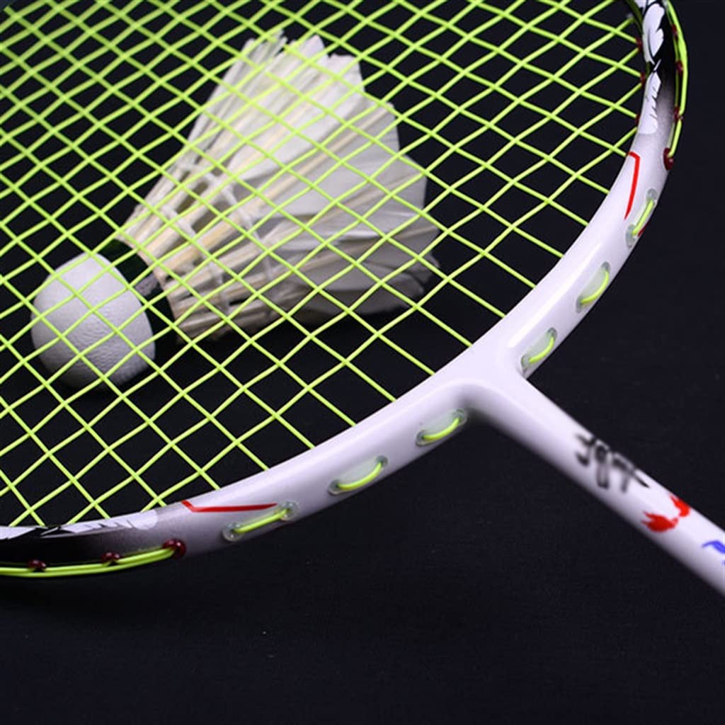 8U Badminton Racket -light Full Carbon Racket Conjoined Handle Offensive and Defensive Badminton Racket Single Shot
