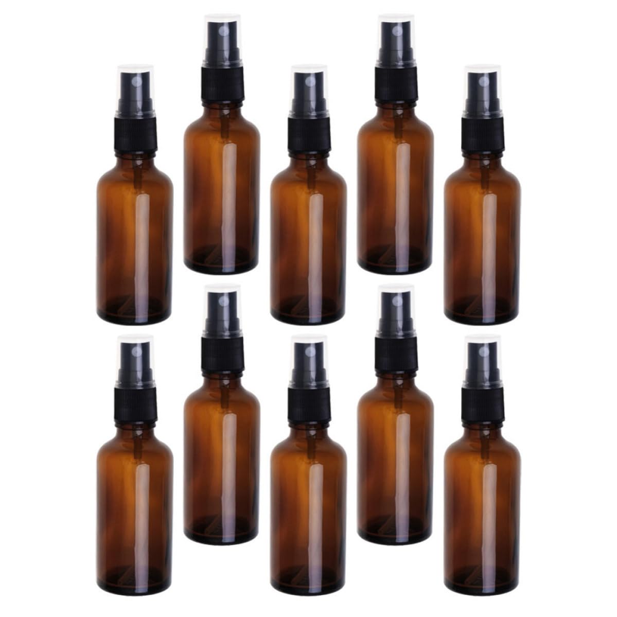 Flacon vaporisateur verre ambré 100ml portable pour éliminer le plastique