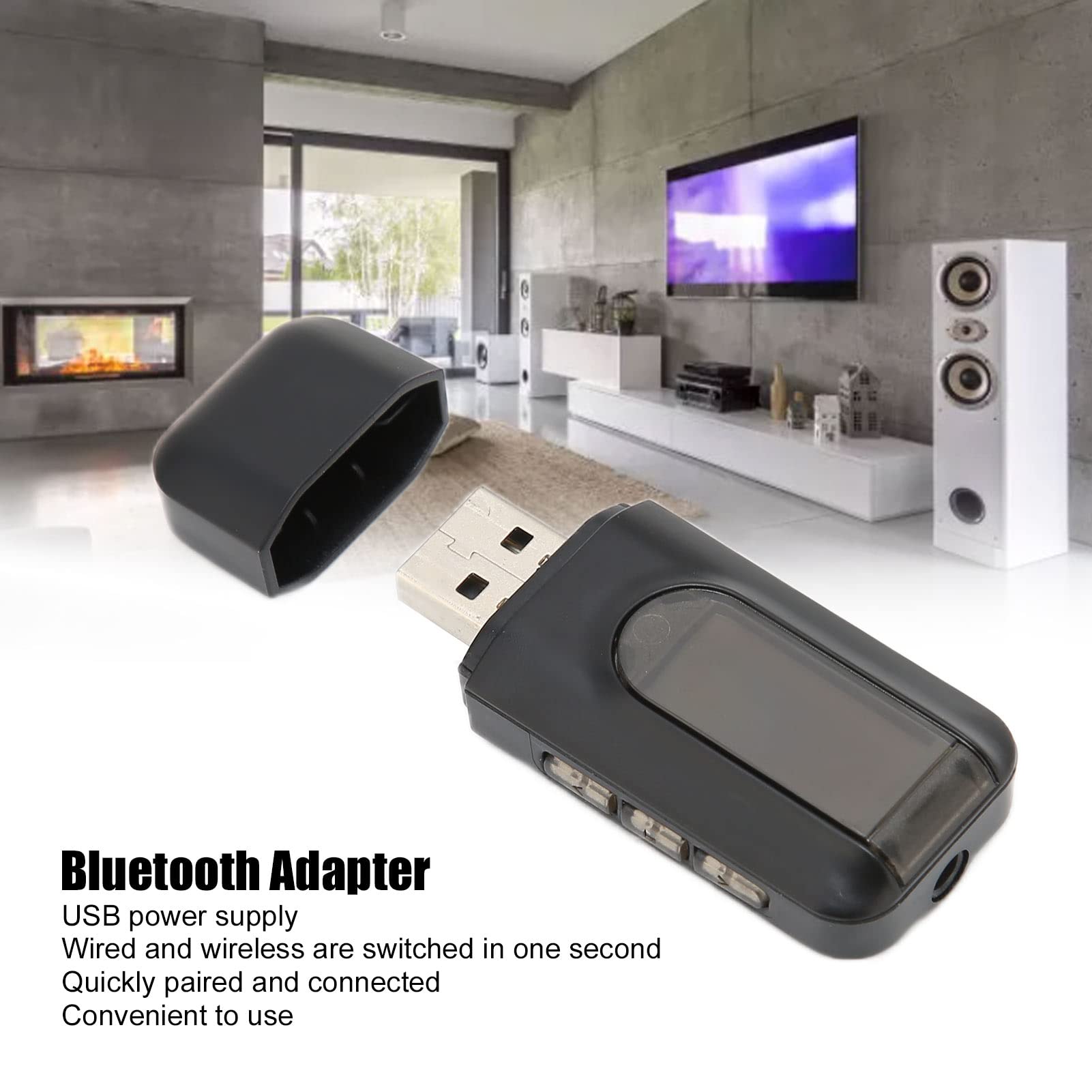Adattatore Bluetooth 5.0 USB X3S &ndash; Per PC, TV, Ricevitore E Trasmettitore Wireless, Compatto