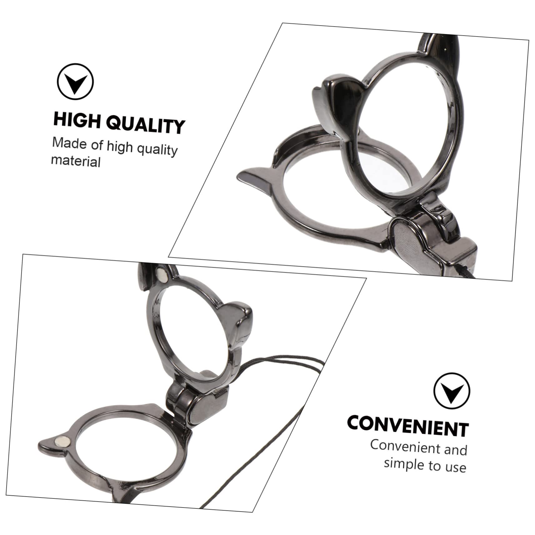 UKCOCO 2piezas Cuerda Para Teléfono Móvil Con Lanyard y Anillo De Dedo Diseño Duradero y Resistente Para Colgar Al Cuello Protección Efectiva Contra Caídas y Robos