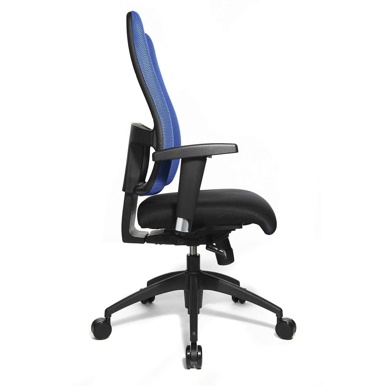 TOPSTAR Sedia girevole da ufficio Lady SITNESS Deluxe, con seduta high-tech, colore: nero/blu