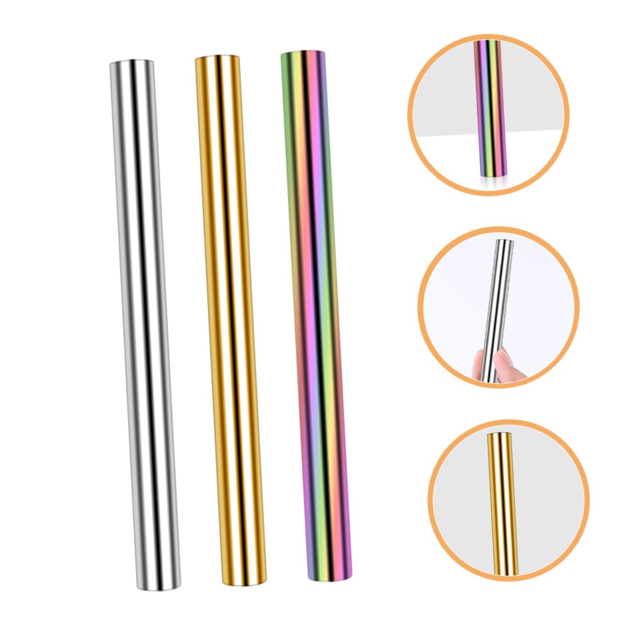 Healvian 6pezzi Magnet Stick Per Unghie Cat Eye Strumento Magnetico Per Manicure Inossidabile Design Cilindrico Per Effetti Unici Su Unghie Gel Professionale Per Nail Art