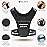 ZelaFit Running Vest for Women & Men Running Phone Holder - Perfect for Running Gear, Running Accessories, Running Essentials - Lightweight Chest Rig Phone Holder for Running (Black)