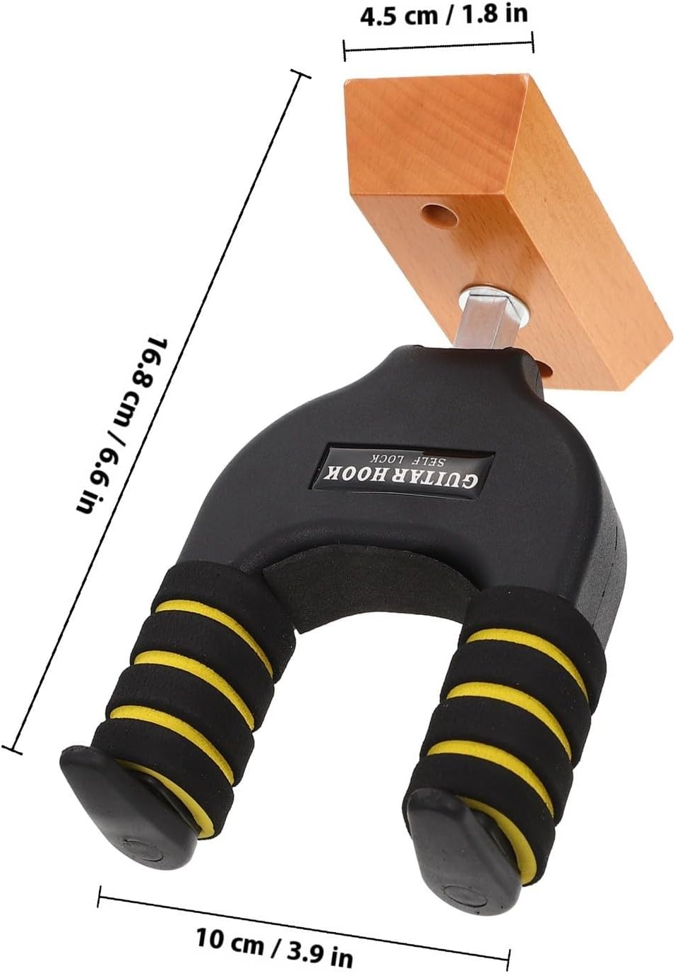 TOYANDONA Automatic Locking Guitar Hanger for Home Storage and Display image 2