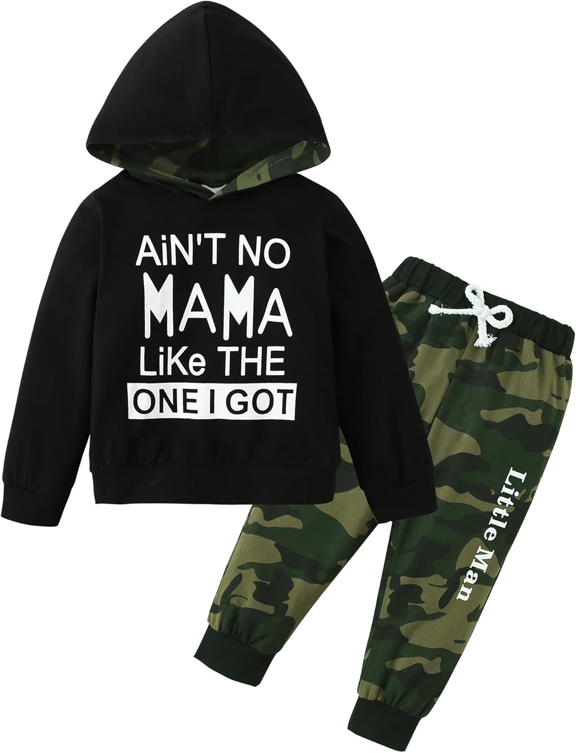 YUEMION Toddler Boy Clothes 2T 3T 4T 5T Fall Outfits Baby Hoodie Sweatshirts & Pants Set Little Boy Sweatsuit Winter Clothing