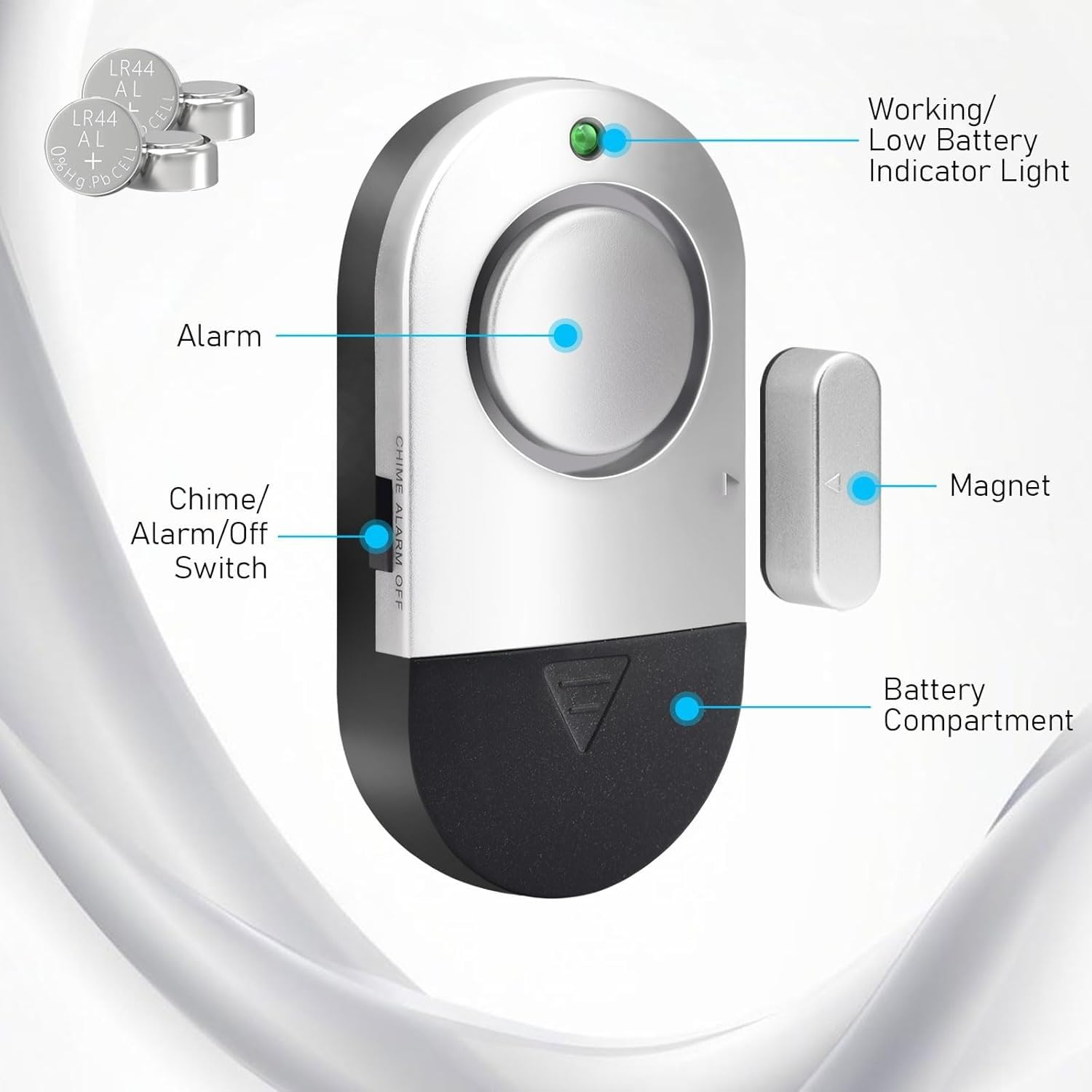 Door & Window Alarm - Home Security System -2 Door & Window Alarm - Home Security System -2