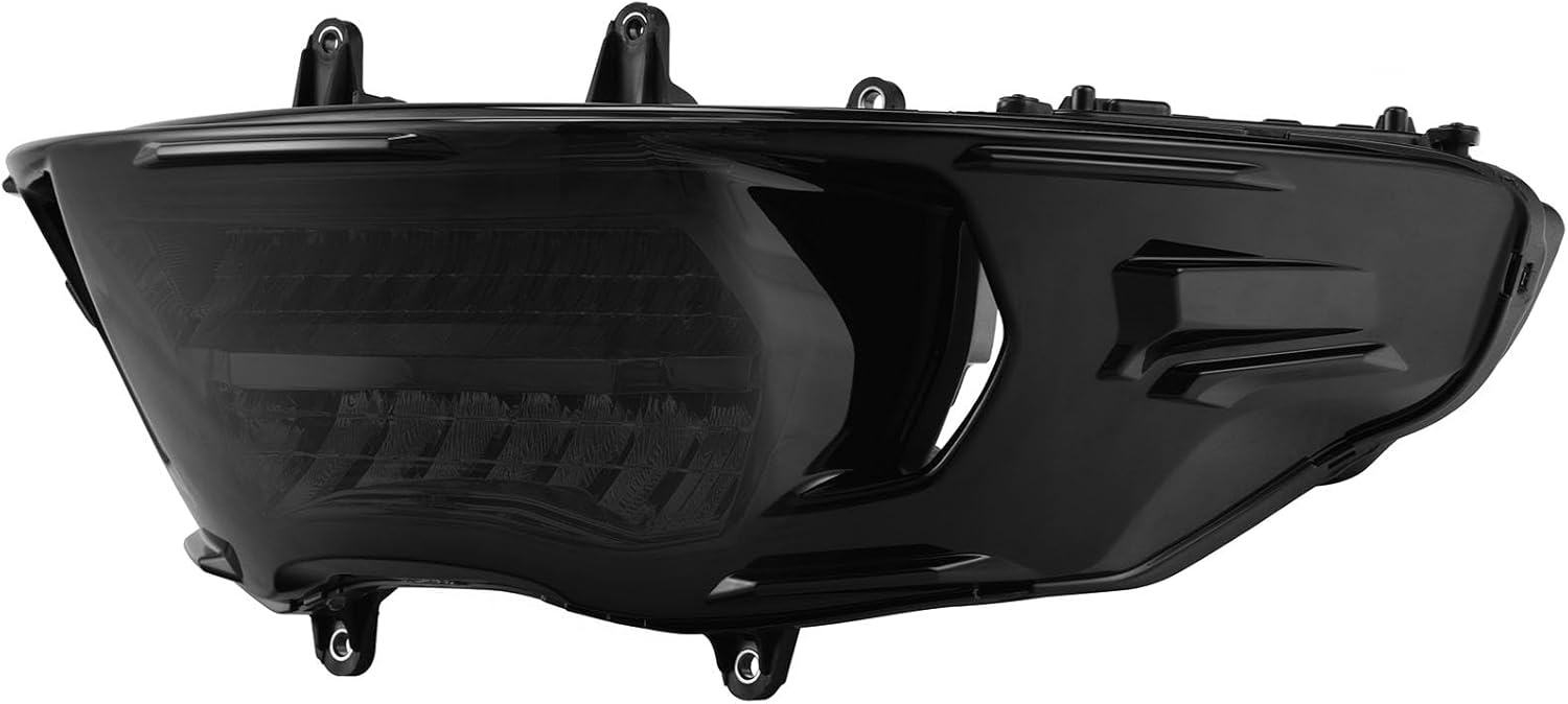 TCT-MOTORPARTS Black LED Headlight Headlamp High/Low Beam Fit for Harley CVO Road Glide FLTRXSE 2023-2025 FLTRX ST FLTRXSTSE 2024-2025 (DOT, E-Mark approved)