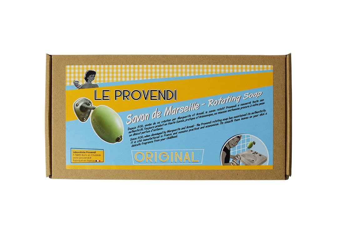 Coffret provendi Porte-Savon et Savon à vis (Verveine)