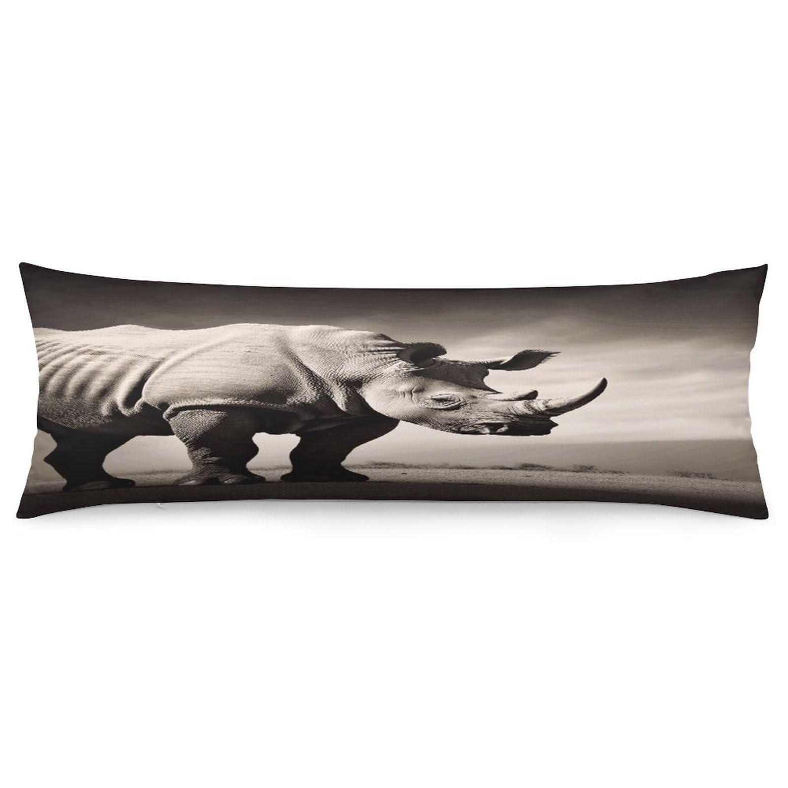 South Africa Animal Pillowcase Decorative Long Body Pillow Case Soft Breathable Body Pillow Cover Modern Large Pillowcase Cute Body Pillow Pillowcases for Bedroom Couch 18.9 X 53 Inch