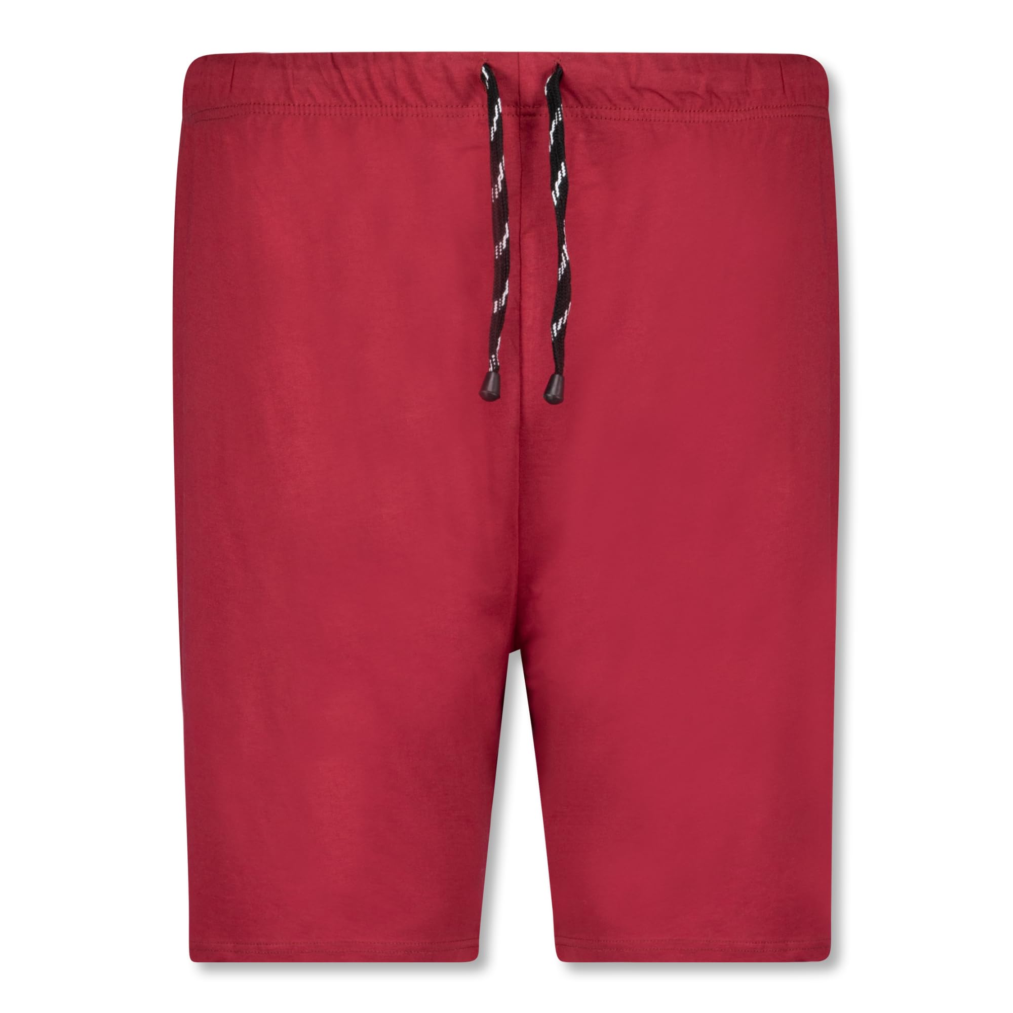 ADAMO Pyjama Pants for Men in Oversize XXL - 10XL Short Wine Red