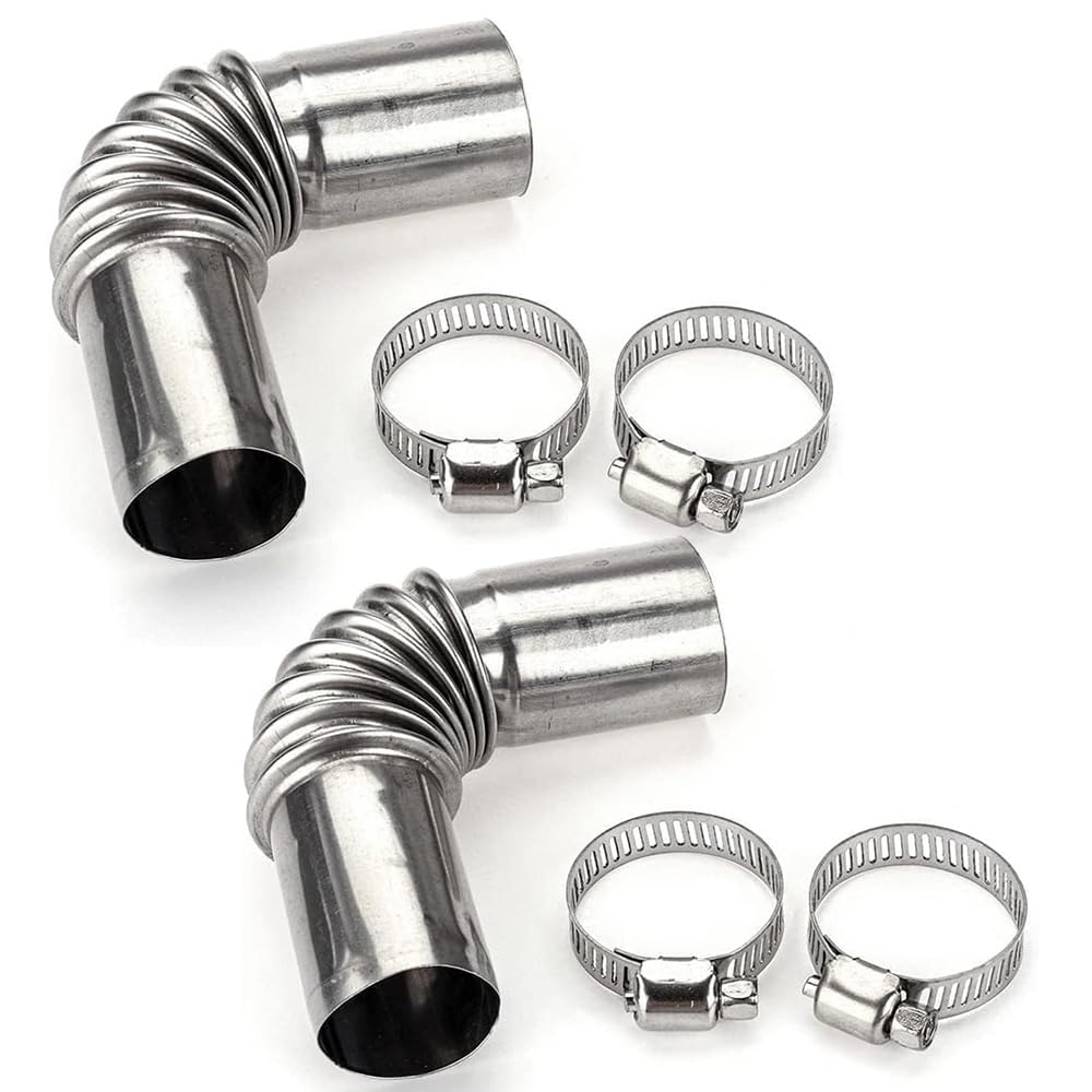Aazon.co: KVAEY Air Parking Heater Exhaust Pipe Tube Elbow Connector