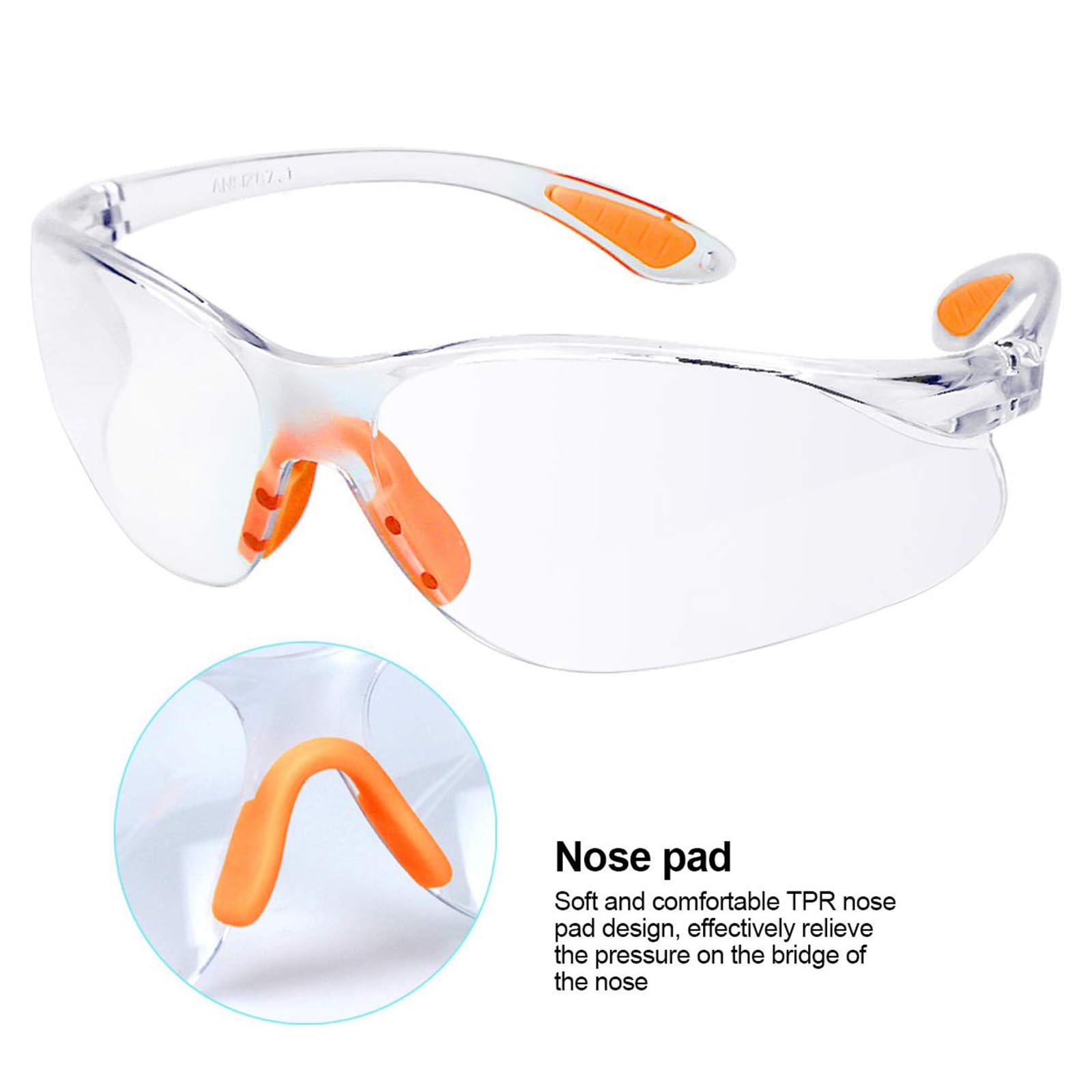 Goggles Safety Glasses for Work 12PCS Clear Safety Glasses, Eye Protection-Glasses - Image 3