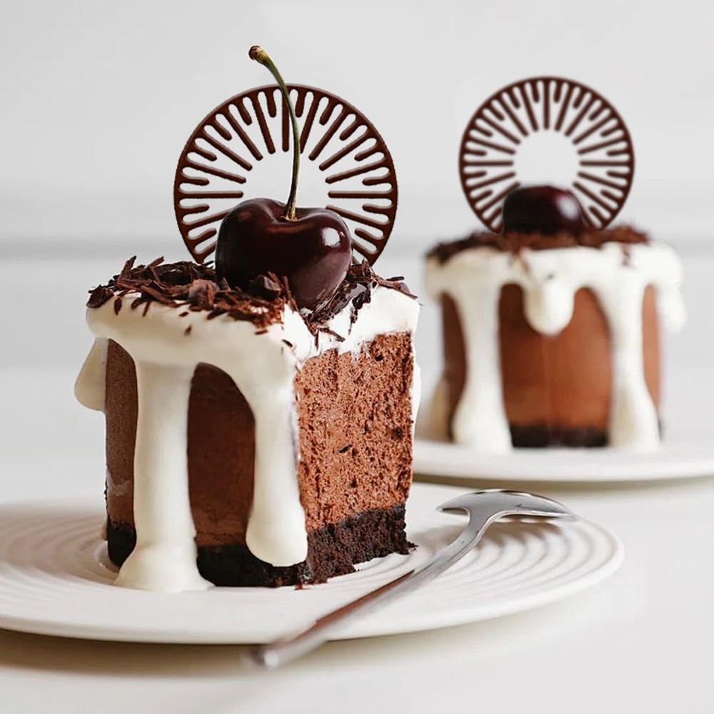 Stampo In Silicone Per Decorazione Torte - 2 Pezzi Con Motivo Pizzo, Per Cioccolato, Pasta Di Zucchero E Resina