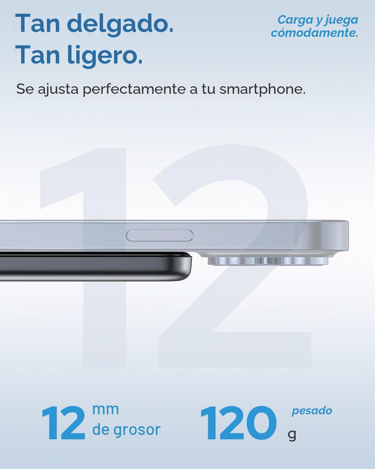 TRKOY Slim - Batería externa magnética para iPhone 5000 mAh | Batería externa de carga rápida inalámbrica con salida USB-C para iPhone 17/16/15/14/13/12