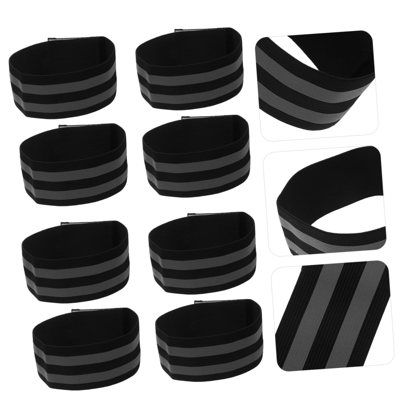 BESPORTBLE Fascia Elastica Cintura Nera Cintura Riflettente Cintura Riflettente per La Corsa