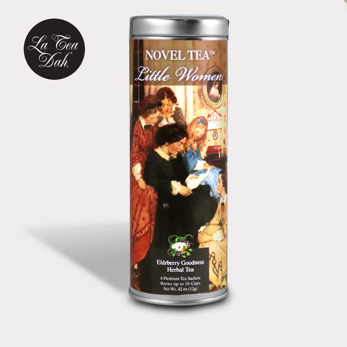 Noveltea Literary Tea Gift Set by La Tea Dah, 5 Gourmet Teas in Classic Romance Novel Tins, Jane Austen Gifts, Stocking Stuffers, Gifts for Book Lovers and Book Clubs
