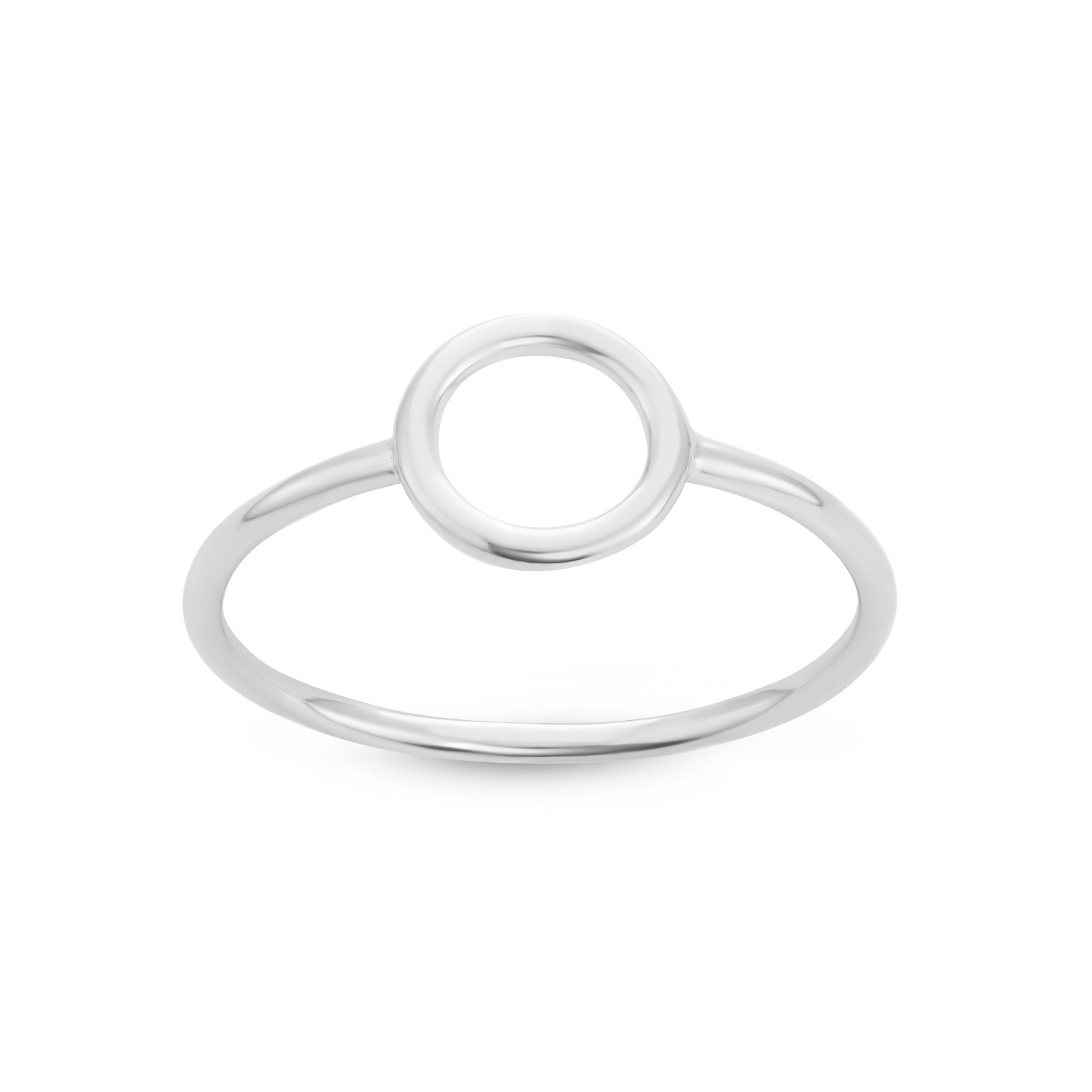 Beaux BijouxSterling Silver Open Circle Ring