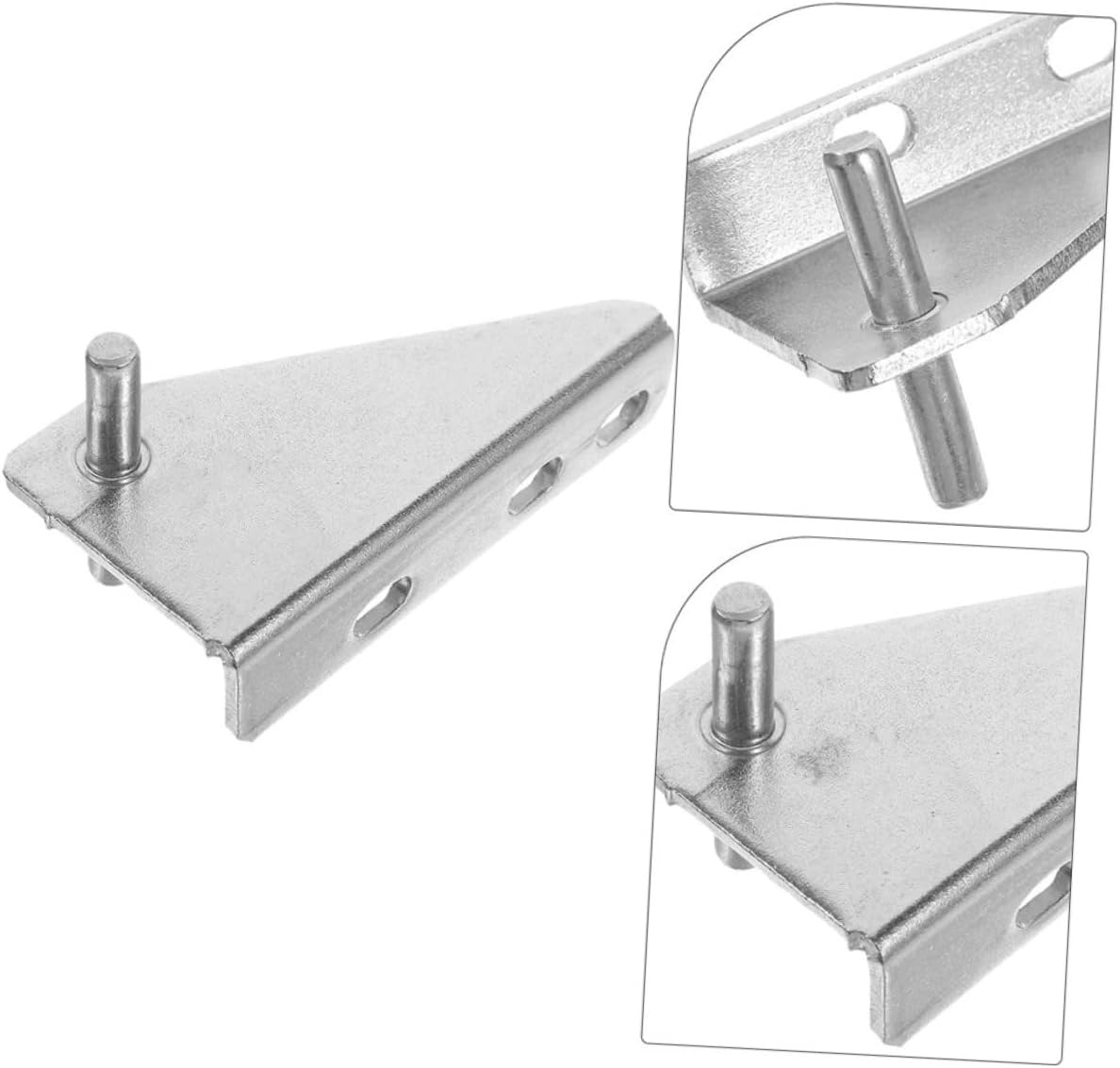 jojofuny Stainless Steel Refrigerator Door Hinge Bearings Fridge Freezer Door Hinge Set