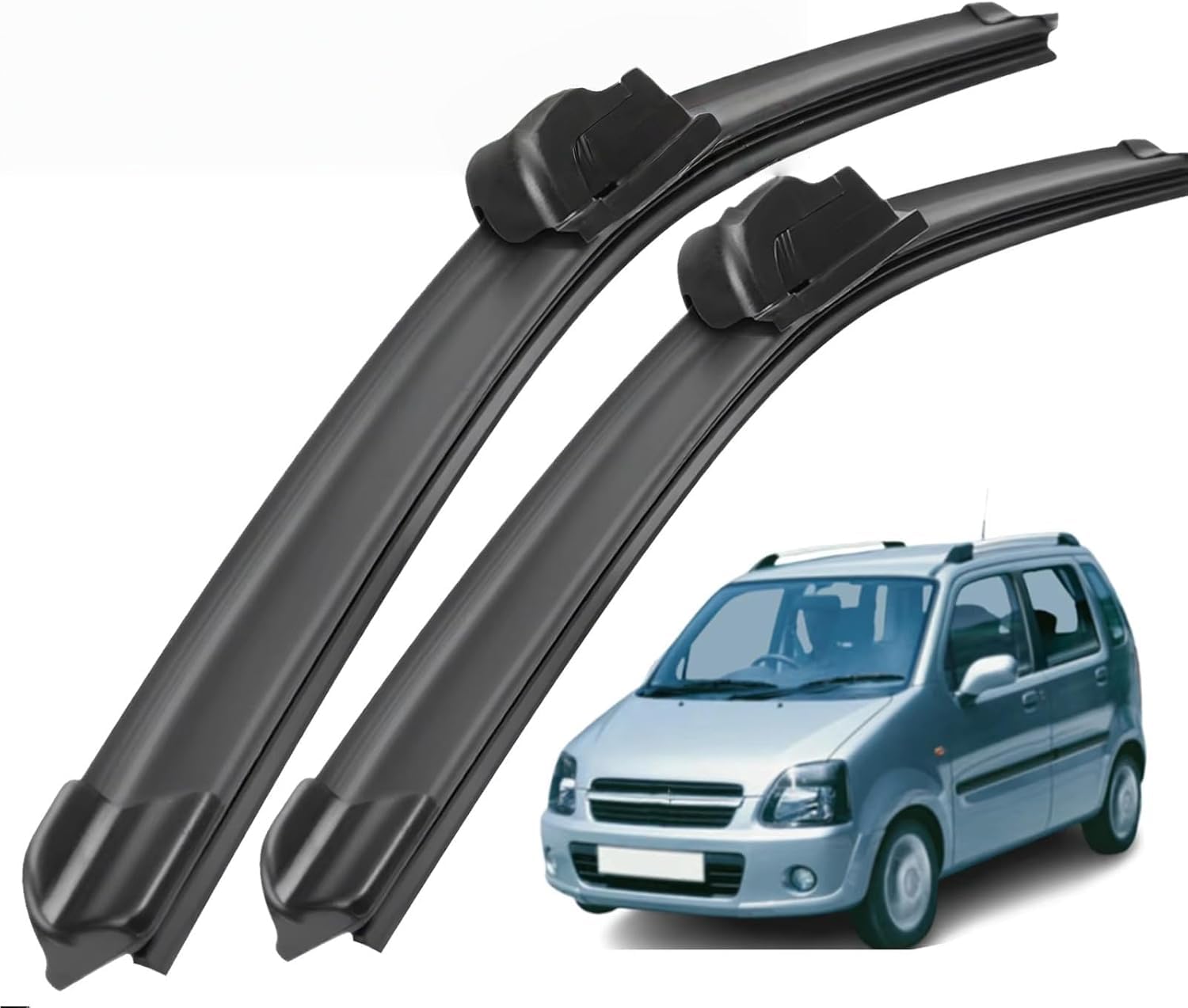 liufangfc Front Windscreen Beam Wipers for Opel Agila A 2000-2007 20"+18", Set of 2 Replacement Blades with Pre-assembled Adapter, Only for Right-Hand Drive (UK)