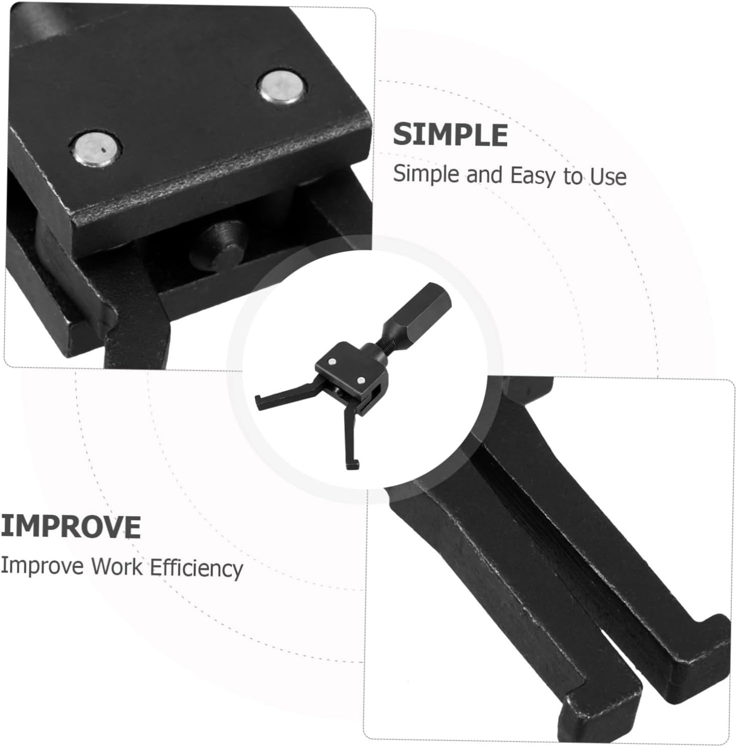 Bearing Puller Kit Thread Compatible Automotive Mechanical Maintenance Tool Heavy Duty Slide Hammer Bearing Disassembly Puller for Industrial Use