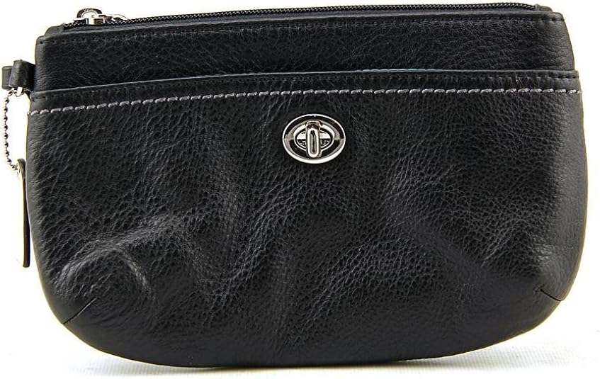black wristlet coach