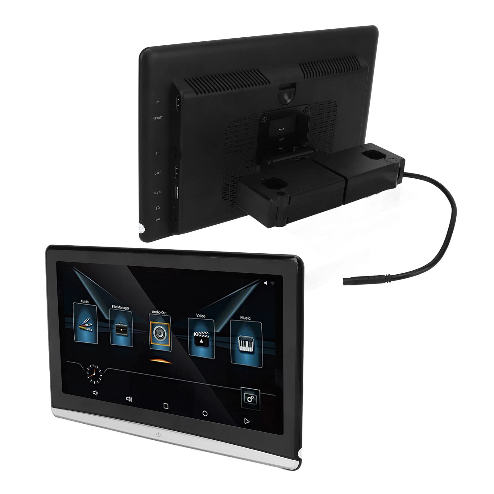 Touch Screen per Monitor Poggiatesta Auto da 11,3 Pollici con10.0, 4K 1080P, 3G16G Rom, Lettore Video per Sedile Posteriore per, Netflix, TikTok, WiFi, USB, 7