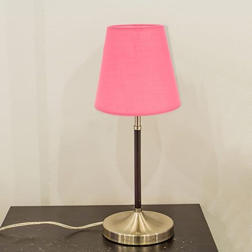 Miniatura 9 de DOITOOL Pantalla de tambor para lámpara de mesa, lámparas de pie, pantalla de lámpara de araña, pantalla de lámpara de arpillera de granja, pantalla