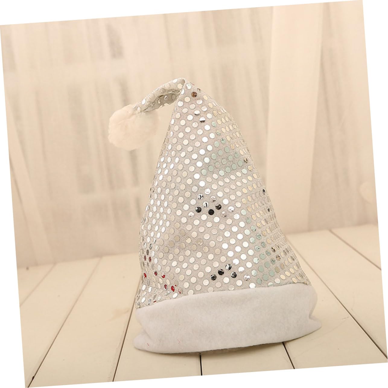 Abaodam 3 Sets Weihnachten Glitzer Weihnachtsmütze Pailletten Dekoration Kopfschmuck Erwachsene Partei Liefert 4 Stück * 3