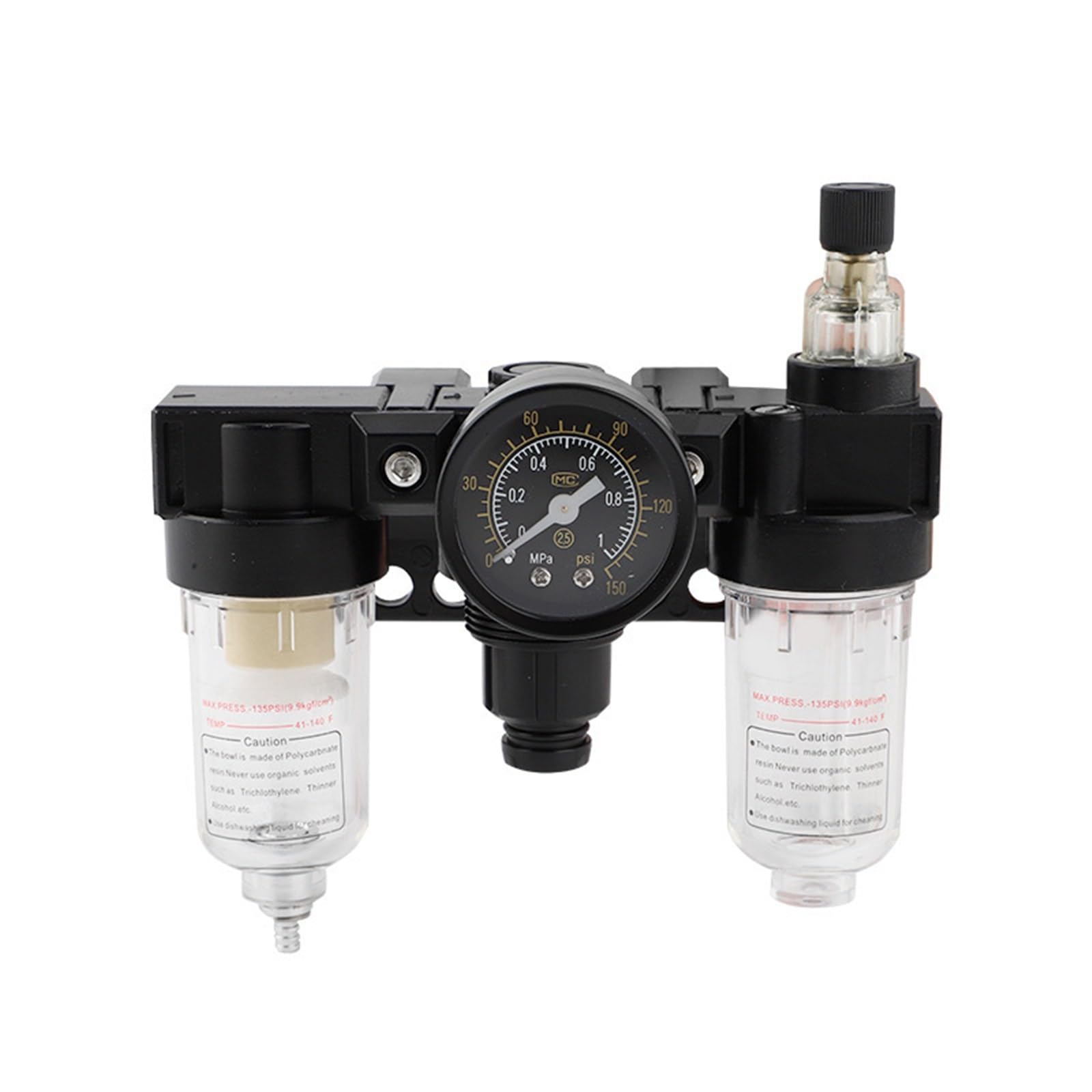 Jwvialel Afr2000 Afr Pneumatic Compressor Oil-Water Separator Afc Two-Piece Source Processor Ar2000 Pressure Regulating Valve 1Pcs(Afr2000)