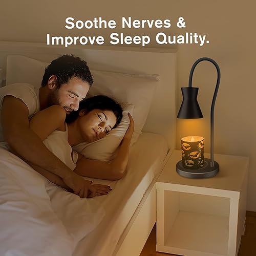 Miniatura 6 de Lámpara calentadora de velas, lámpara de vela regulable, cuello de cisne ajustable en 360, compatible con velas pequeñas y grandes, 2 bombillas