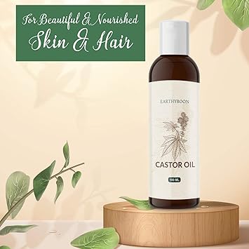 EARTHY BOON Pure Castor Oil For Hair 100 Ml