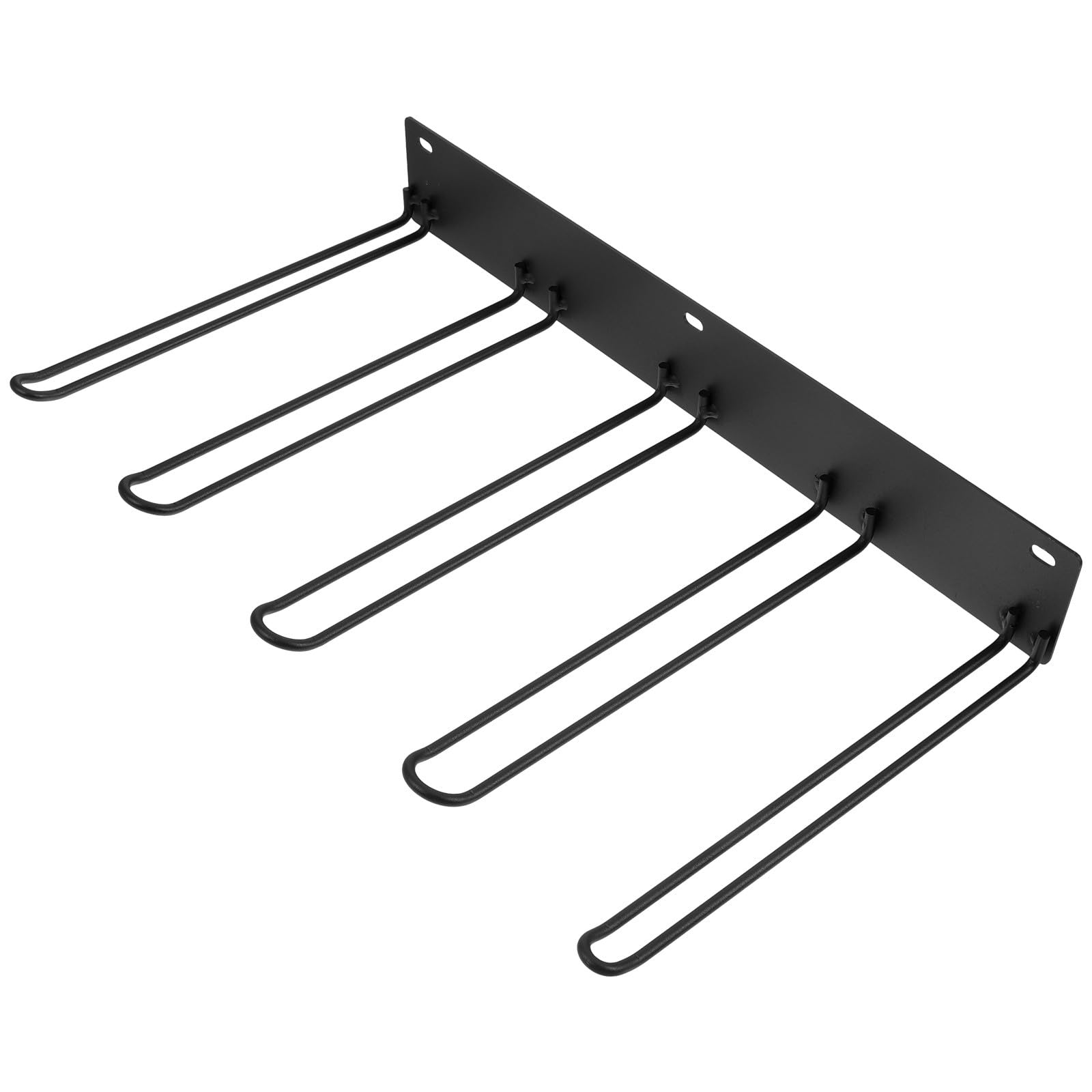 INOOMP Porta Stivali da Parete in Metallo Nero Sospeso, Organizer Salvaspazio per Conservare la Forma degli Stivali, Design Resistente e Moderno per Uso Domestico