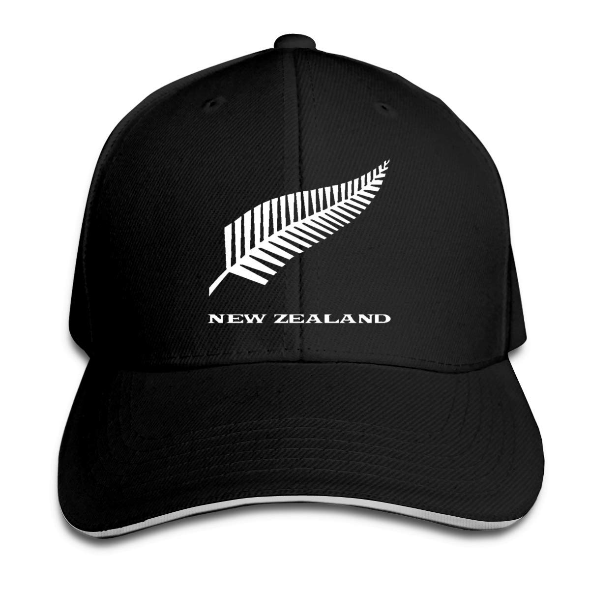 ZhangLinFu Unisex Adult New Zealand Maori Fern Fashion Golf Baseball Cap Adjustable Plain Dad Trucker Hat Black