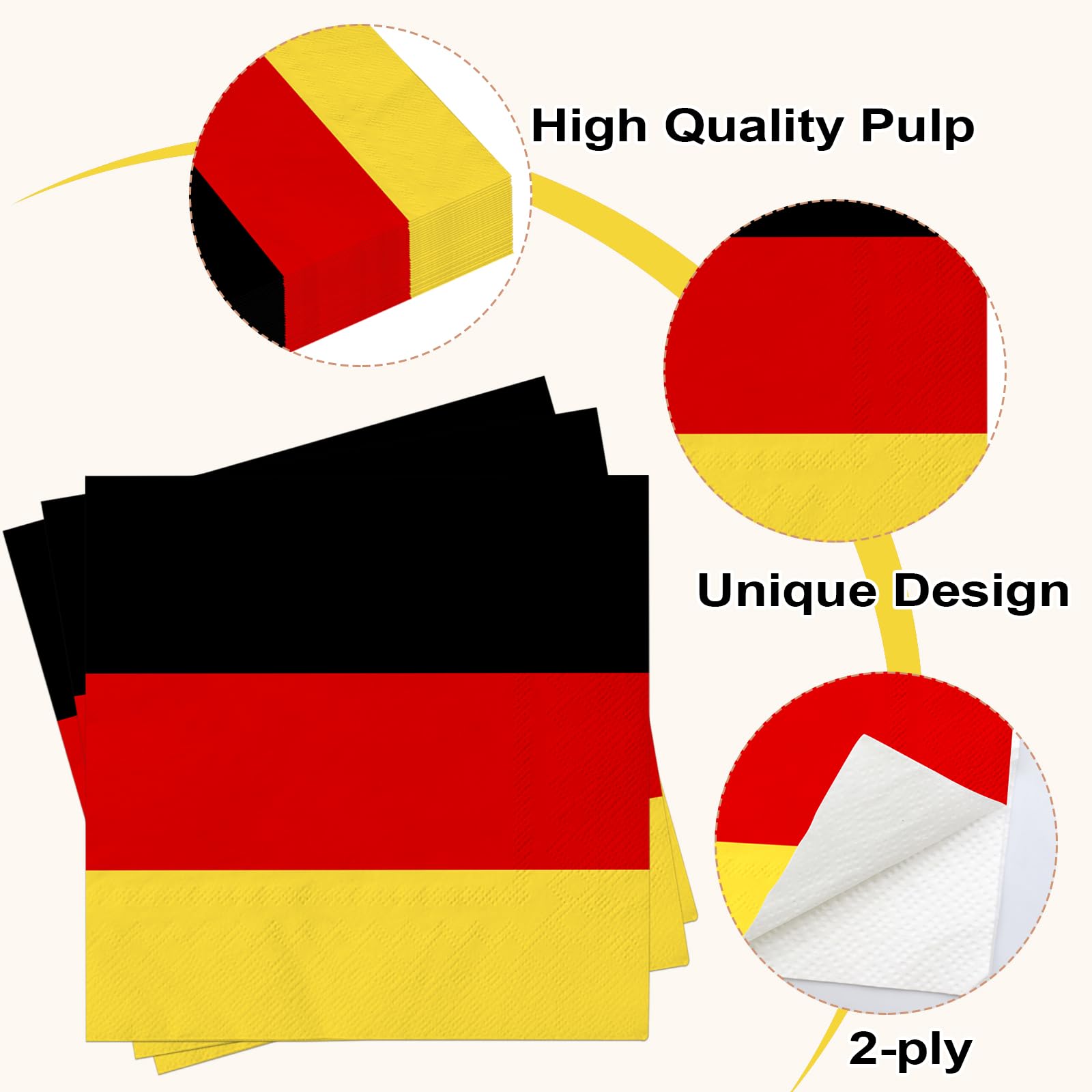 ILamvie 100 Pezzi Bandiera Stuzzicadenti Germania,Mini Bandierine