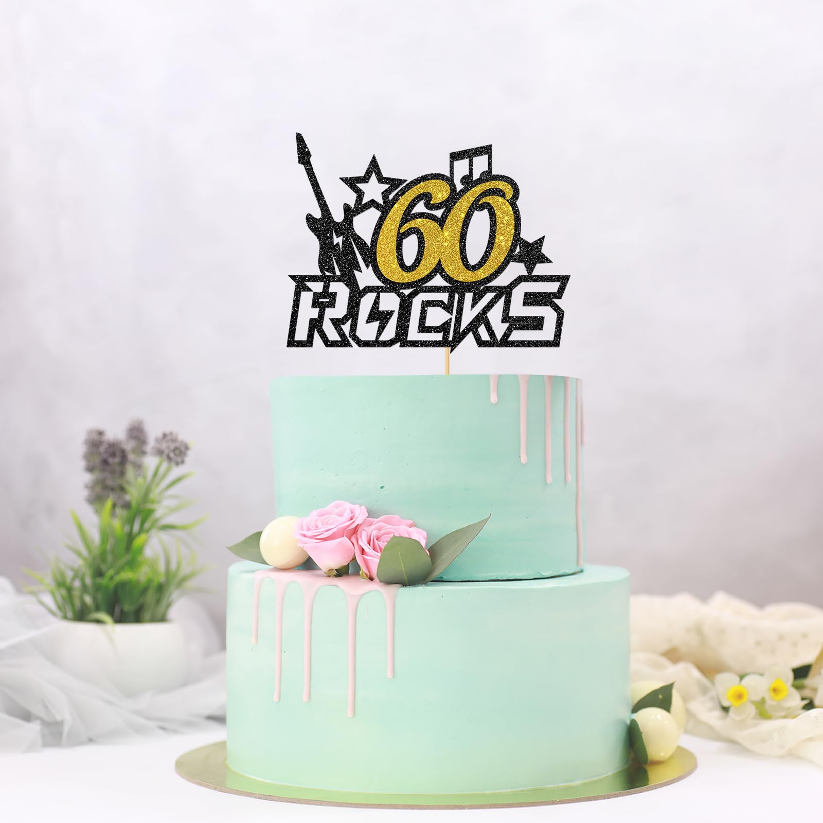One Rocks Cake Topper, Rockstar 1st Birthday Cake Topper, Rock N' Roll First Birthday Party Decorations, Rock 1st Birthday Cake Smash Sign