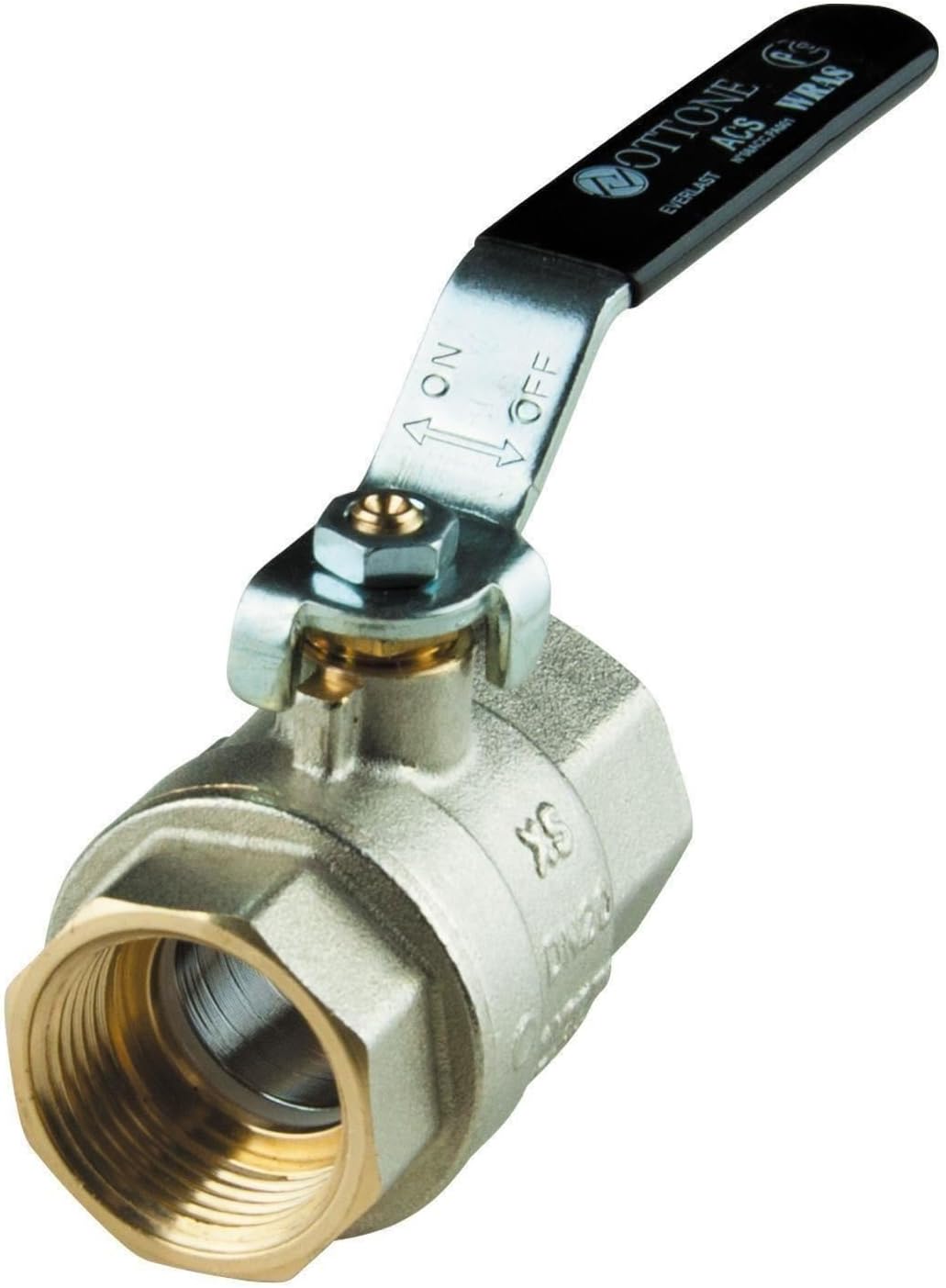 6/4" Inch FxF Water Lever Type Ball Valve Quarter Turn for Many Installations